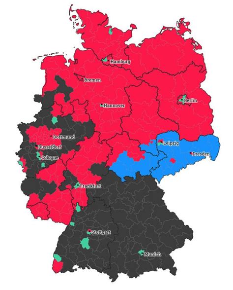 Germany election map shows the DECIMATION of Angela Merkel's CDU ...