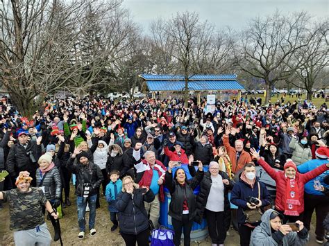 Record Turn Out At Courage Polar Bear Dip 2023 Oakville News