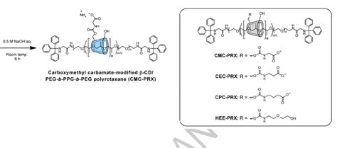 Scheme for the synthesis of carboxymethyl carbamate (CMC)-modified β-CD ...