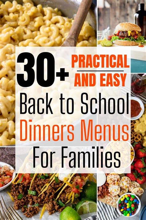 35 Easy Back To School Dinner Ideas Moms Dinner