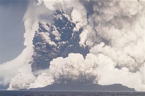 Tonga volcano eruption detected at Tonga volcano for the second time