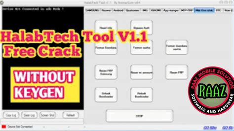 HalabTech Tool V1 1 6 Latest Qualcomm MTK UnlockTool MTK FRP New Tool