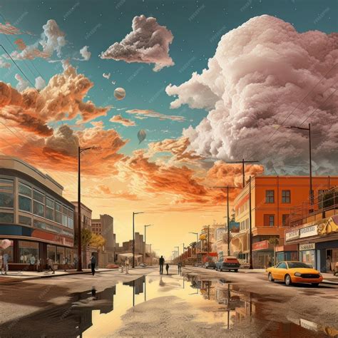 Premium AI Image | Changing Skies A Visual Tale of Climate Shifts