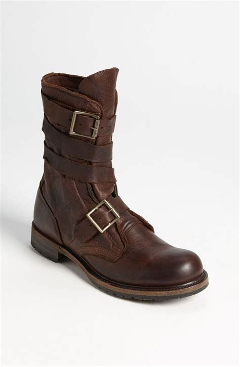 Bespoke Handmade Men Belted Premium Italian Leather Boots On Storenvy