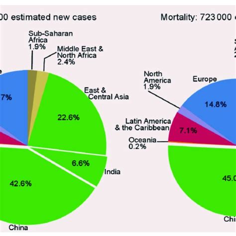 Gastric Cancer Age Standardised World Incidence Rates By Year For