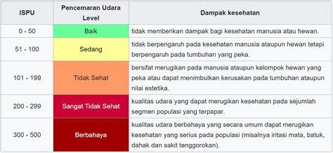 Kualitas Udara Memburuk Pahami Indeks Standar Pencemar Udara Ispu