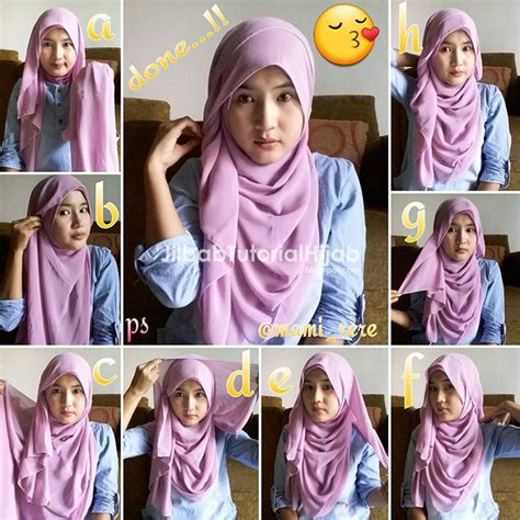 Tutorial Hijab Pashmina Untuk Wajah Bulat Tutorial Hijab