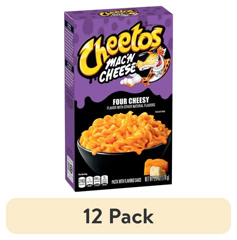 12 Pack Cheetos Mac N Cheese Pasta With Flavored Sauce Four Cheesy