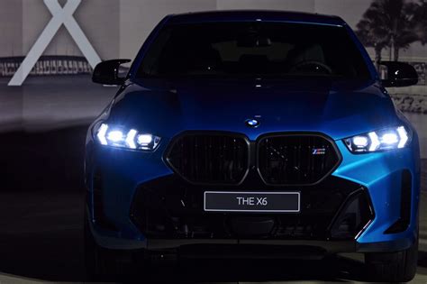 Bmw X6 Facelift Live Fotos G06 Lci Als M60i In Atlantis Blue