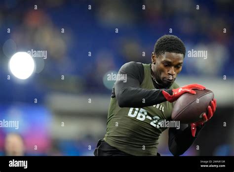 TCU Defensive Back Josh Newton Runs A Drill At The NFL Football