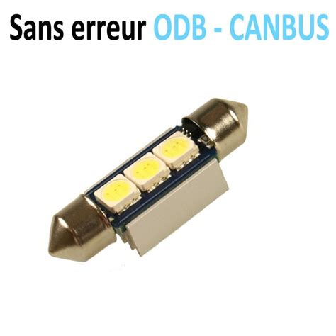 Garantie Et Livraison Gratuite 10 Ampoule Navette LED C5W 36mm ANTI