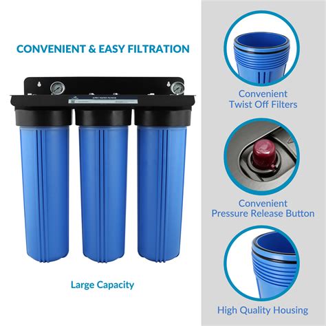 APEX MR-3021 Big Blue Chlorine Removal Water Filter System