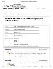 Revisar Env O De Evaluaci N Diagn Stico Automatizada Pdf