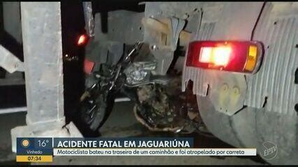 Motociclista morre após acidente dois caminhões na SP 340 em