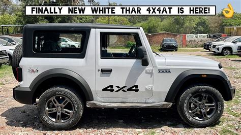 New Updated Mahindra Thar 4x4 White Colour Is Here 🔥 Rs 16 77l Lx