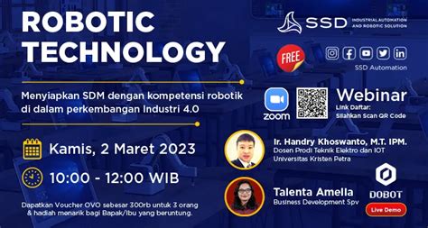 SSD ACADEMY Webinar Edukasi Robotic Technology Menyiapkan SDM