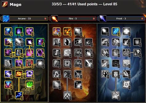 PVP ARCANE MAGE TALENT GUIDE & GLYPHS WOW CATACLYSM 4.3.4|WoW - Best ...