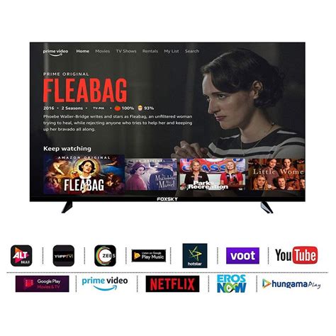 Buy Foxsky Cm Inch Full Hd Led Smart Android Tv With Ultra