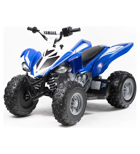 12 Volt Yamaha Raptor Atv Battery Powered Ride On Blue And White