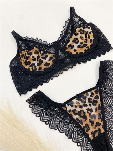 Conjunto Sem bojo Aro Animal Print Conheça a Treacy Lingerie uma