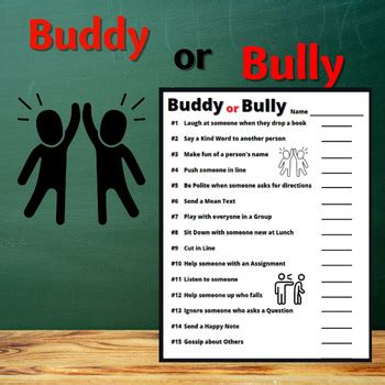 Bully Prevention Activities Bullying Anti-Bullying Resource Activity