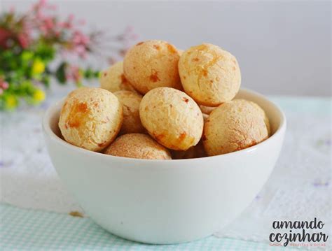 Pão de queijo de tapioca 3 ingredientes Amando Cozinhar Receitas