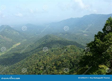 Forested mountains stock image. Image of scenic, greenery - 6496475