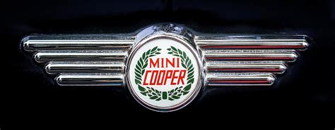 1982 Austin Mini Cooper Badge Photograph By Ronda Broatch Fine Art