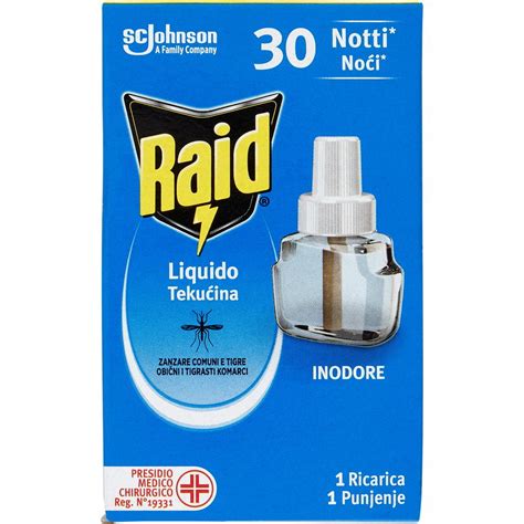 Antizanzare Liquido Ricarica Notti Tigre Comuni Raid Pz Coop Shop