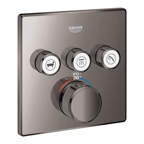 GROHE Grohtherm Smart Control Triple Function Square Thermostatic Trim