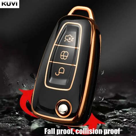 Coque De Clesimple Keychain Étui De Clé De Voiture Pliable En Tpu