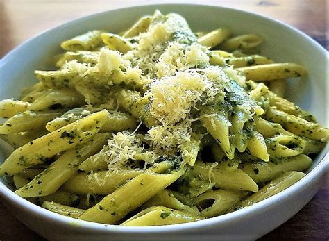 Penne Al Pesto P Tes Au Basilic Maison