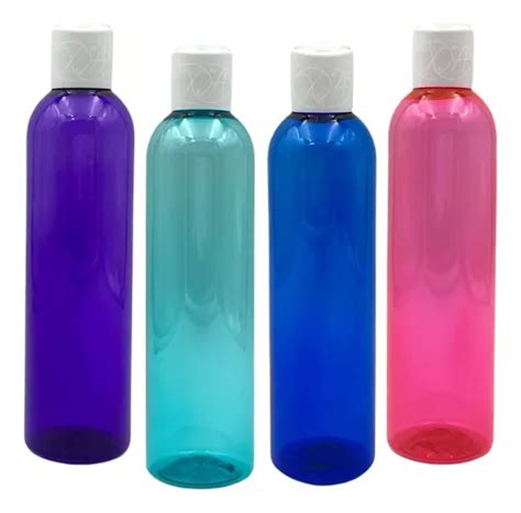 Envases Plasticos Colores Ml Pet Con Tapa Flip Top X