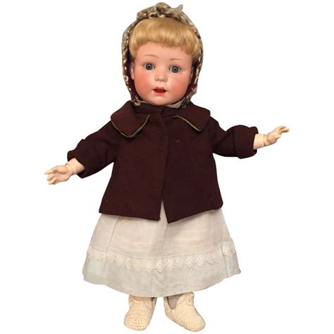 Darling 13 Inch Jutta 1914 German Bisque Toddler By Simon And Halbig For