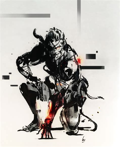 OC My Take On Yoji Shinkawa S Promo Art R Metalgearsolid