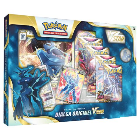 Coffret Cartes Pokémon V Premium 5 boosters Dialga ou Palkia Originel