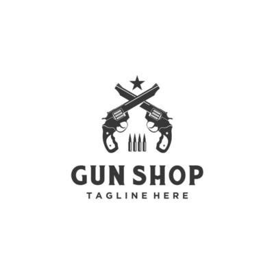 Gun Shop Logo Vector Art, Icons, and Graphics for Free Download