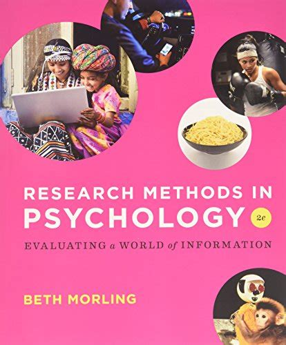 Research Methods In Psychology 8211 Beth Morling 9780393571615 Abebooks