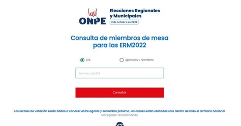 Elecciones Regionales Y Municipales Ent Rate Aqu Si Eres