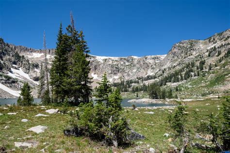 Lake Solitude In Grand Teton National Park USA Stock Photo Image Of