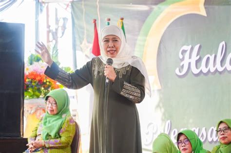 Khofifah Lepas Jamaah Haji Muslimat Nu Sidoarjo Radar