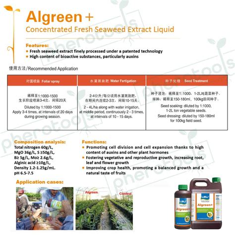 Leili Algreen L Seaweed Foliar Fertilizer Trace Elements For Durians