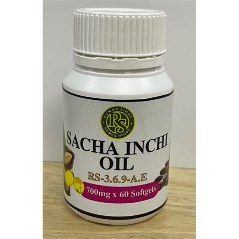 SACHA INCHI OIL 700 Mg 60 SOFT GEL Tradisional Shopee Malaysia