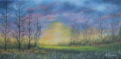 Prairie Sunset Painting by Sheila Banga - Fine Art America