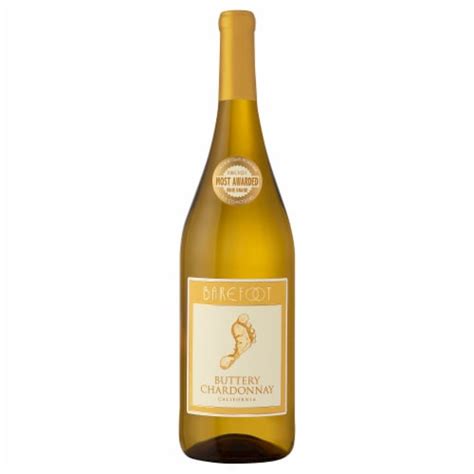 Barefoot Cellars Buttery Chardonnay California White Wine, 750 mL - Kroger