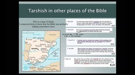 How to Find and Explain the Location and Destination of Tarshish in Jonah - YouTube