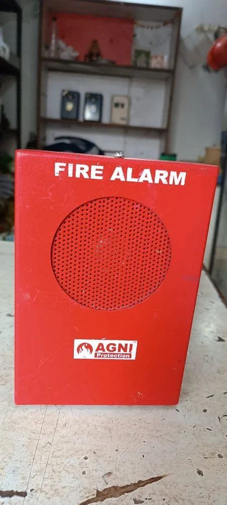 Mild Steel Agni Fire Alarm Hooter Hp At In Nagpur Id