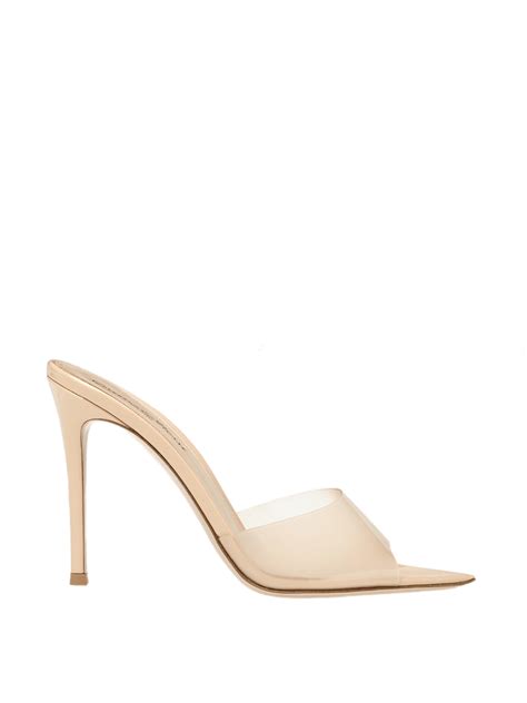 Gianvito Rossi Elle Heeled Nude Sandals Whats On The Star