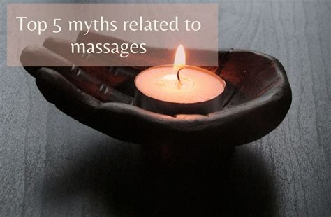 Top 5 Myths Related To Massages Natural Healing Motives Clinic