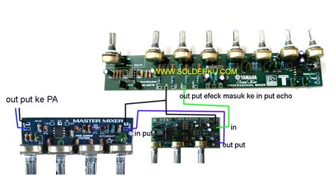 Cara Memasang Pre Mic Pada Tone Control Dan Power Amply Aflah